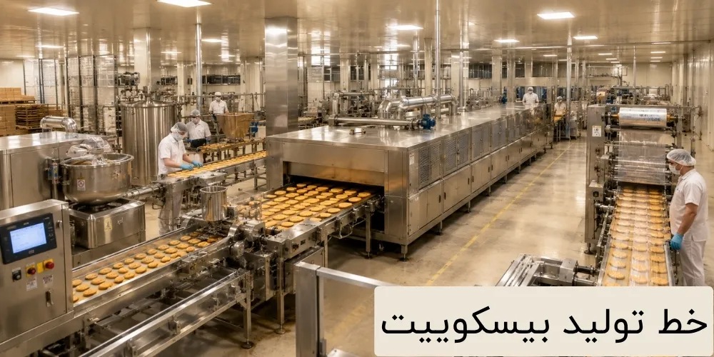 خط تولید بیسکویت پتی بور